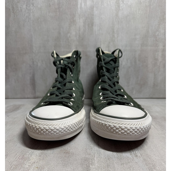 Converse Chuck Taylor All Star CONS Shoes Unisex 12M/14W Green Suede High Top - Picture 3 of 15